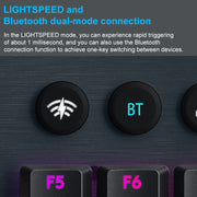 Logitech G913 TKL Wireless RGB Mechanical Gaming Keyboard, Tea Shaft (GL-Tactile)(Black)