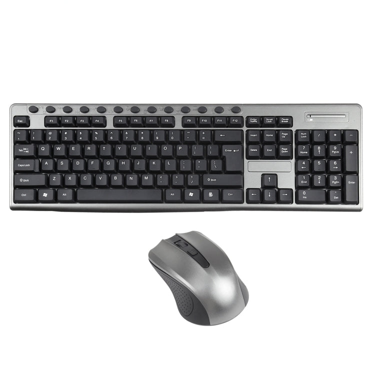 KB-6600 2.4Ghz Office Water-resistant Wireless Keyboard Mouse Set