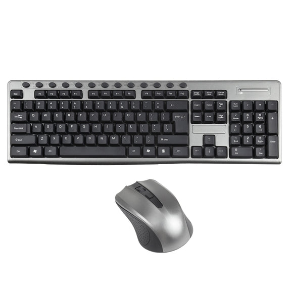 KB-6600 2.4Ghz Office Water-resistant Wireless Keyboard Mouse Set