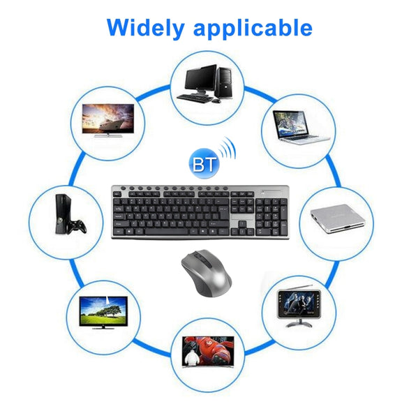 KB-6600 2.4Ghz Office Water-resistant Wireless Keyboard Mouse Set