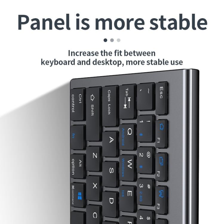 109 Three-mode Wireless Bluetooth Keyboard (Black)