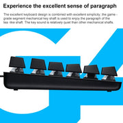 Logitech G412 SE Wired Game 104-key Mechanical Silent Keyboard (Black)