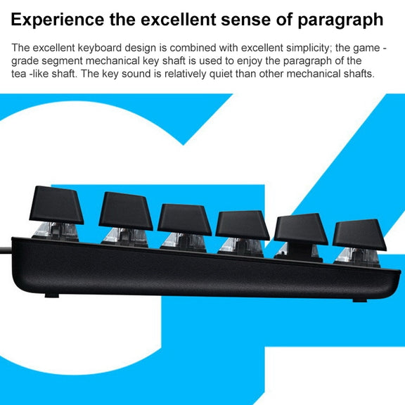 Logitech G412 SE Wired Game 104-key Mechanical Silent Keyboard (Black)