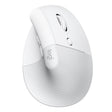 Logitech Lift Vertical 1000DPI 2.4GHz Ergonomic Wireless Bluetooth Dual Mode Mouse (White) - free shipping - PMC TechLife - Order now!