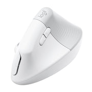 Logitech Lift Vertical 1000DPI 2.4GHz Ergonomic Wireless Bluetooth Dual Mode Mouse (White)