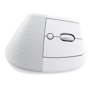 Logitech Lift Vertical 1000DPI 2.4GHz Ergonomic Wireless Bluetooth Dual Mode Mouse (White)