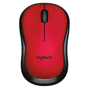 Logitech M220 1200DPI 2.4GHz Ergonomic Wireless Mouse (Red)