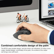 Logitech M720 1000DPI 2.4GHz Wireless Bluetooth Multimode Mouse (Black)