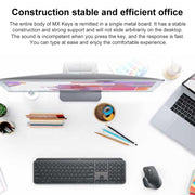 Logitech MX Keys Wireless Bluetooth Silent Keyboard (Black)