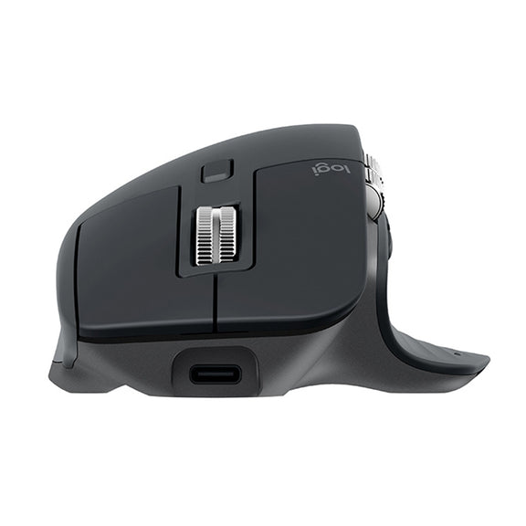 Logitech MX Master 3s 8000DPI 2.4GHz Ergonomic Wireless Bluetooth Dual Mode Mouse (Black)