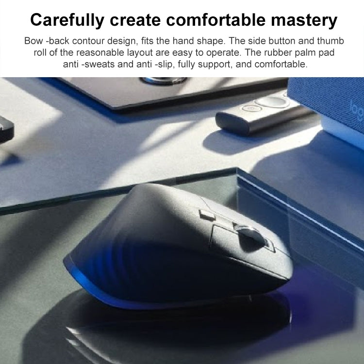 Logitech MX Master 3s 8000DPI 2.4GHz Ergonomic Wireless Bluetooth Dual Mode Mouse (Black)