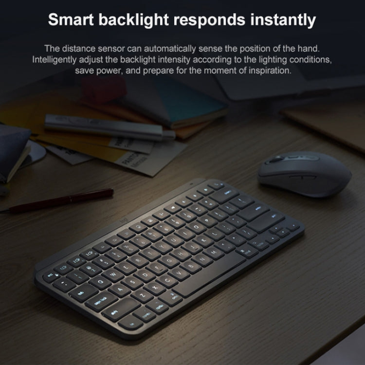 Logitech MX Keys Mini Wireless Bluetooth Ultra-thin Smart Backlit Keyboard (Black)