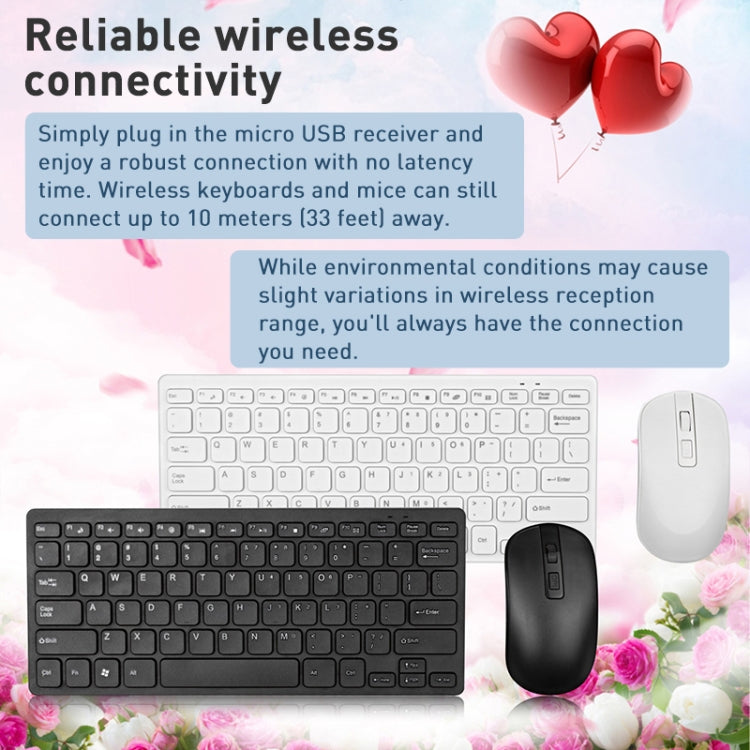 MC Saite K05 Wireless Mouse + Keyboard Set (Black)