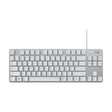 Logitech K835 Mini Mechanical Wired Keyboard, Green Shaft (White) - free shipping - PMC TechLife - Order now!