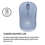 Logitech M221 Fashion Silent Wireless Mouse(Green)