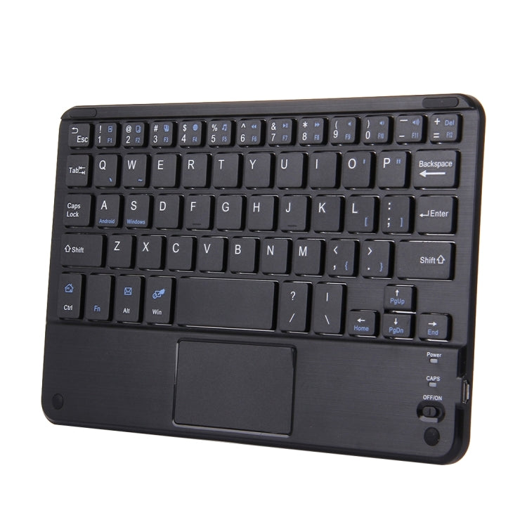 Bluetooth Wireless Keyboard with Touch Panel, Compatible with All Android & Windows 9 inch Tablets with Bluetooth Functions(Black)