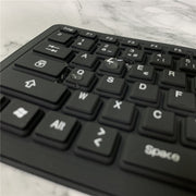 103 Key French USB Wired Silicone Water-resistant Keyboard Desktop Notebook Keyboard, Cable Length: 1.5m
