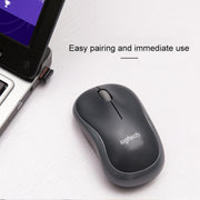 Logitech M186 Wireless Mouse Office Power Saving USB Laptop Desktop Computer Universal (Black Blue)