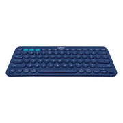 Logitech K380 Portable Multi-Device Wireless Bluetooth Keyboard (Blue)