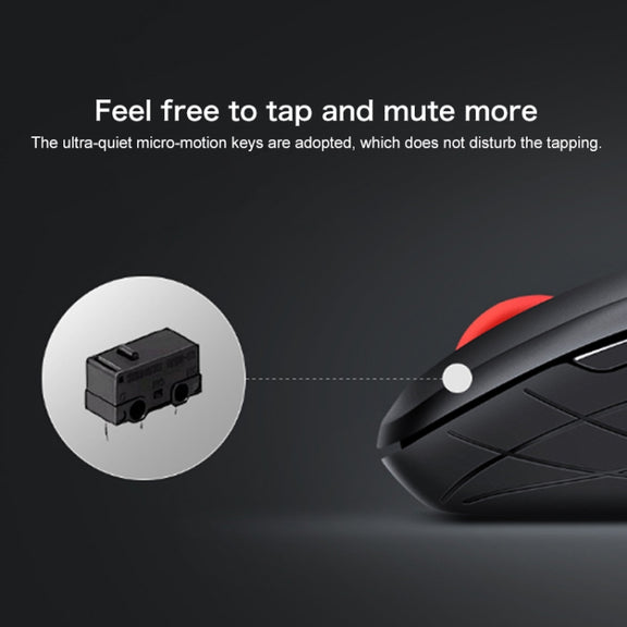 Lenovo ThinkLife Dual Mode Mute Wireless Bluetooth Mouse (Black)