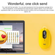 Logitech Portable Office Wireless Mouse (Yellow)