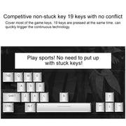 YINDIAO V2 Mechanical Feel Gaming Keyboard Mouse Set (Black Rainbow Light)