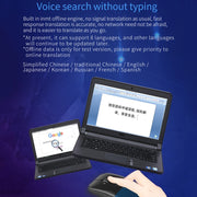 Boeleo BM01 Smart Voice Language Translation Wireless Mouse(Blue)