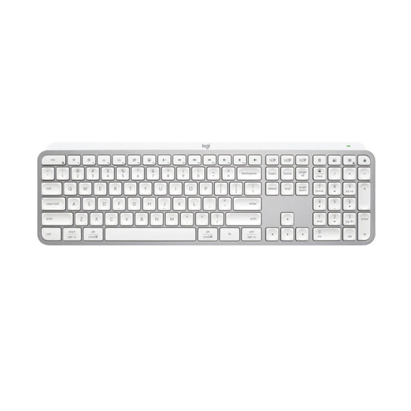 Logitech MX keys S Wireless Bluetooth Smart Backlit Keyboard (White)