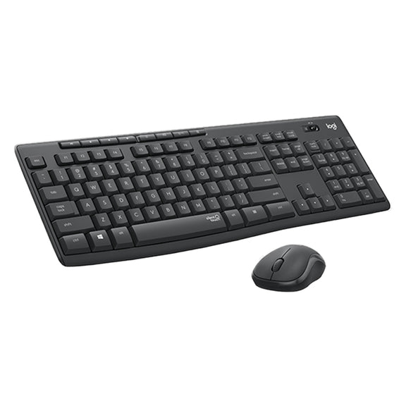 Logitech MK295 USB Wireless Silence Keyboard Mouse Set (Black)