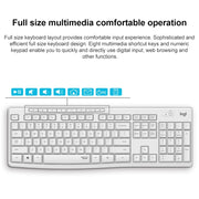 Logitech MK295 USB Wireless Silence Keyboard Mouse Set (White)