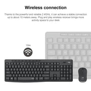 Logitech MK295 USB Wireless Silence Keyboard Mouse Set (White)