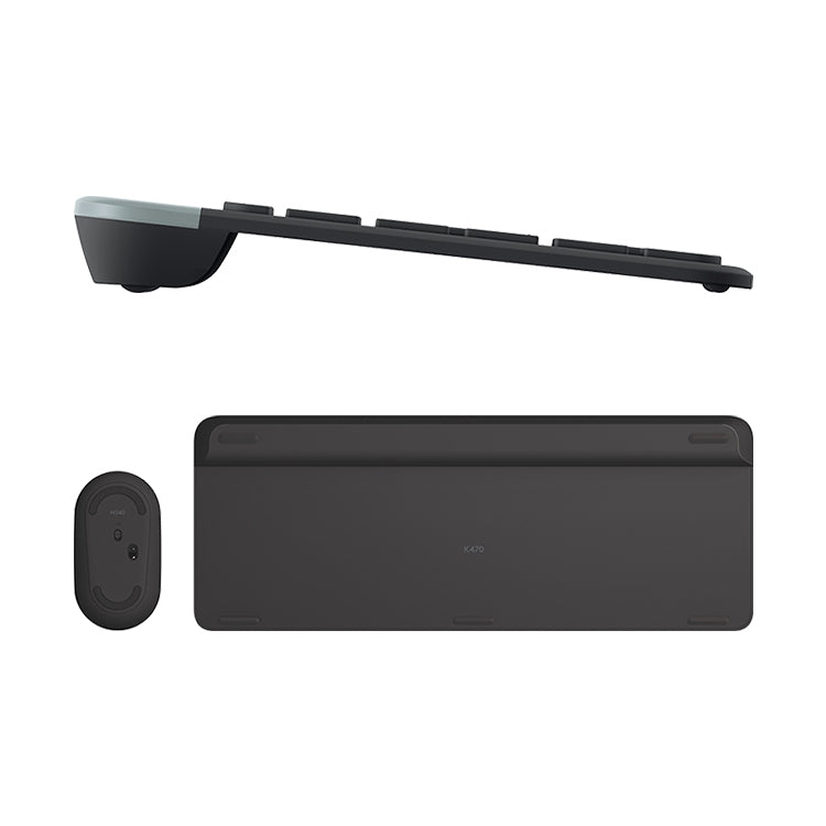 Logitech MK470 Wireless Silence Keyboard Mouse Set (Black)