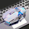 YINDIAO 3200DPI 4-modes Adjustable 7-keys RGB Light Wired Gaming Mechanical Mouse, Style: Audio Version (White) - Wired Mice by YINDIAO | Online Shopping South Africa | PMC TechLife | Buy Now Pay Later Mobicred