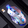 YINDIAO A4 2.4GHz 1600DPI 3-modes Adjustable Rechargeable Wireless Silent Gaming Mouse (Grey Silver) - Wireless Mice by YINDIAO | Online Shopping South Africa | PMC TechLife | Buy Now Pay Later Mobicred