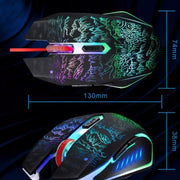 ZGB T9 USB Wired Gaming Backlight Gaming Mouse