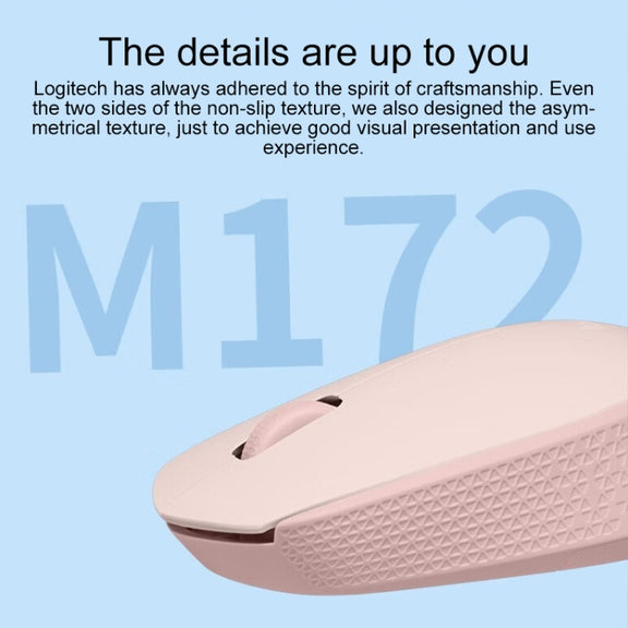 Logitech M172 1000DPI 2.4GHz Wireless Mouse (Blue)