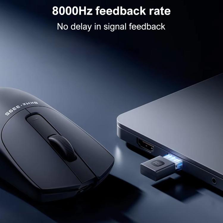 Original Xiaomi  Mouse X1 Wired Wireless 2.4G TTC Micro Switches 8000Hz 26000 DPI Gaming Mouse (Black)
