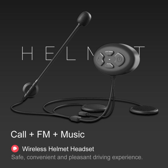 Dier DK11 800m Helmet Wireless Bluetooth Headset 5.0 Water-resistant Double Motorcycle Call headset