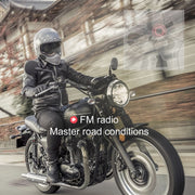 Dier DK11 800m Helmet Wireless Bluetooth Headset 5.0 Water-resistant Double Motorcycle Call headset