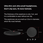 Dier DK11 800m Helmet Wireless Bluetooth Headset 5.0 Water-resistant Double Motorcycle Call headset