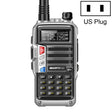 Baofeng BF-UV5R Plus S9 FM Interphone Handheld Walkie Talkie, US Plug (Silver) - free shipping - PMC TechLife - Order now!