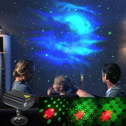 EMS-08 5V LED Snow Projection Laser Stage Light