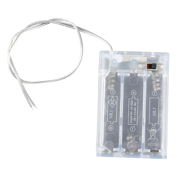 3V LED Light Battery Box for 3 1.5V AA Batteries