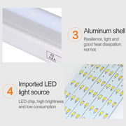 2.8W 40 LEDs Warm White Wide Screen Intelligent Human Body Sensor Light LED Corridor Cabinet Light, USB Charging Version