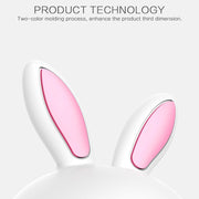 Happy Rabbit Creative Touch 3D LED Decorative Night Light, USB Charging Version (Pink)