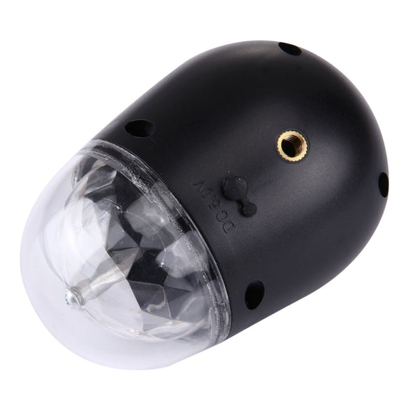 3W Mini 3ATM  water resistant  Rotating Magic Ball LED Stage Light, with Bicycle Mount