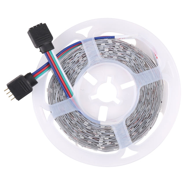 Bare Board 2835 SMD RGB LED Rope Light, 60 LED/m, Length: 5m, 12V 2A 100-240V, with 44-key Remote Control (UK Plug)
