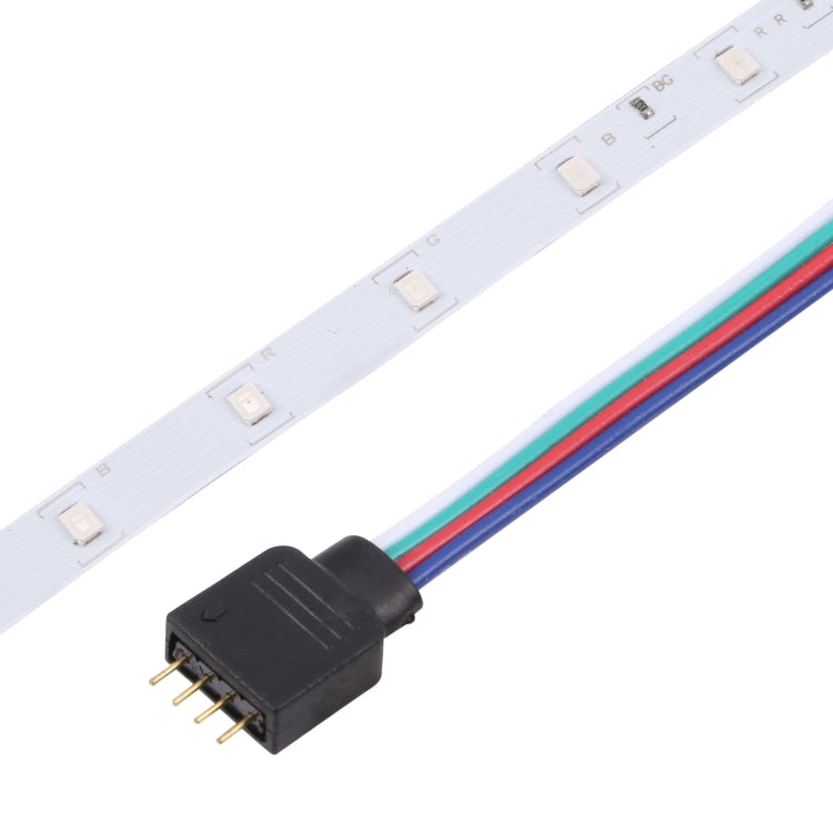 Bare Board 2835 SMD RGB LED Rope Light, 60 LED/m, Length: 5m, 12V 2A 100-240V, with 44-key Remote Control (US Plug)