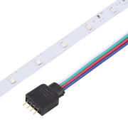 Bare Board 2835 SMD RGB LED Rope Light, 60 LED/m, Length: 5m, 12V 2A 100-240V, with 44-key Remote Control (EU Plug)