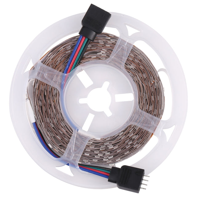 Bare Board 2835 SMD RGB LED Rope Light, 60 LED/m, Length: 5m, 12V 2A 100-240V, with 24-key Remote Control(UK Plug)